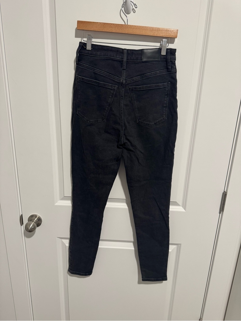 Madewell High Rise Skinny Jeans Size 28 Faded Black Ankle Denim - Picture 3 of 6